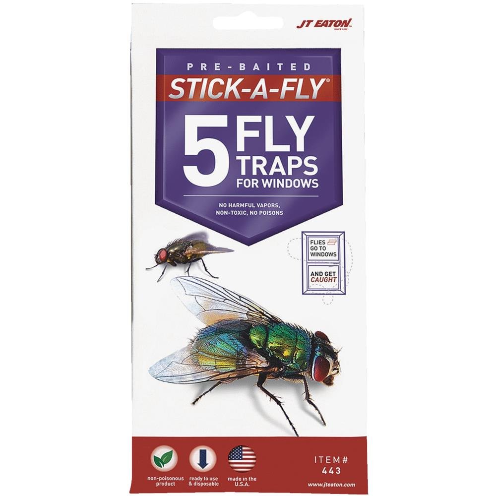 J T Eaton Stick-A-Fly Fly Trap for Windows