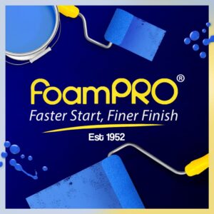 FOAMPRO 63-P 75Rs-10 Slim Trimmer Refill, 3/8 in Nap, 6 in L, Foam Cover, 6 Inch (10 Pack)