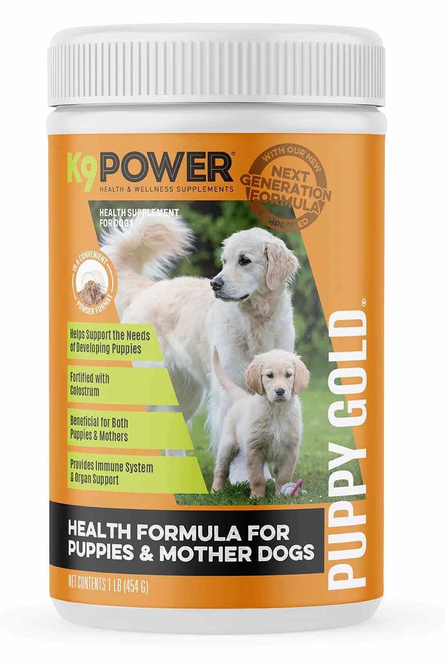 K9-Power - 'Puppy Gold' Growing Puppy Nutrition Formula