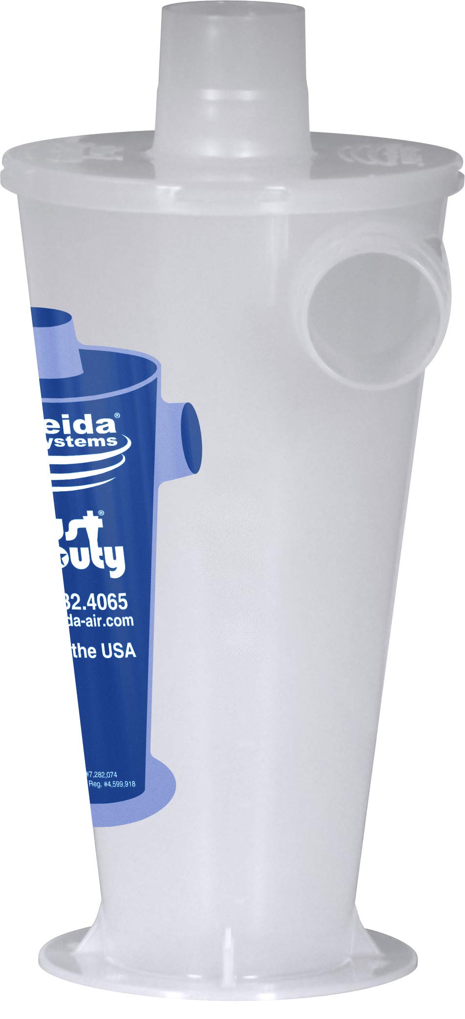 Oneida Air Systems Dust Deputy DIY Anti-Static Retrofit Cyclone Separator for Wet/Dry Shop Vacuums (DD DIY)