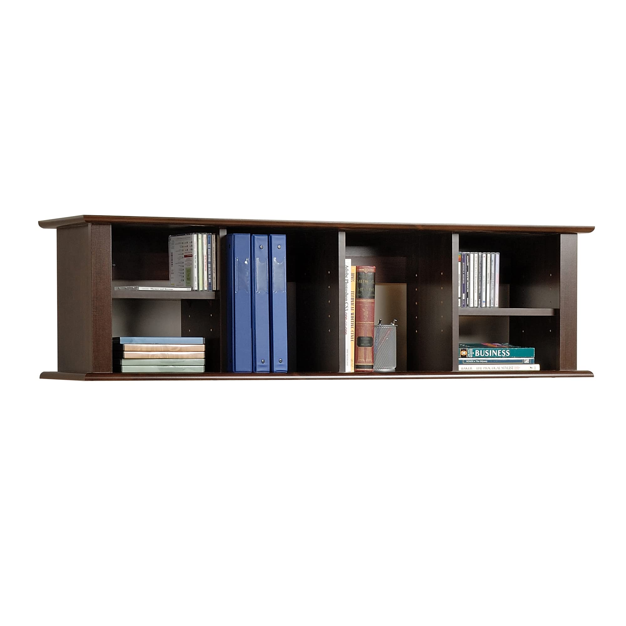 Prepac EHD-1348 Espresso Wall Mounted Desk Hutch