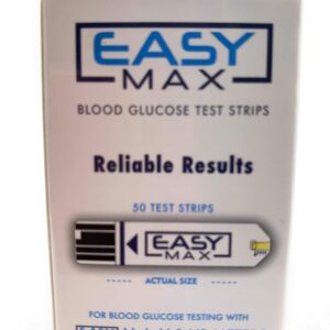 EasyMax N Blood Glucose Test Strips, 50ct.