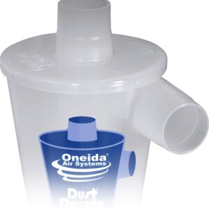 Oneida Air Systems Dust Deputy DIY Anti-Static Retrofit Cyclone Separator for Wet/Dry Shop Vacuums (DD DIY)