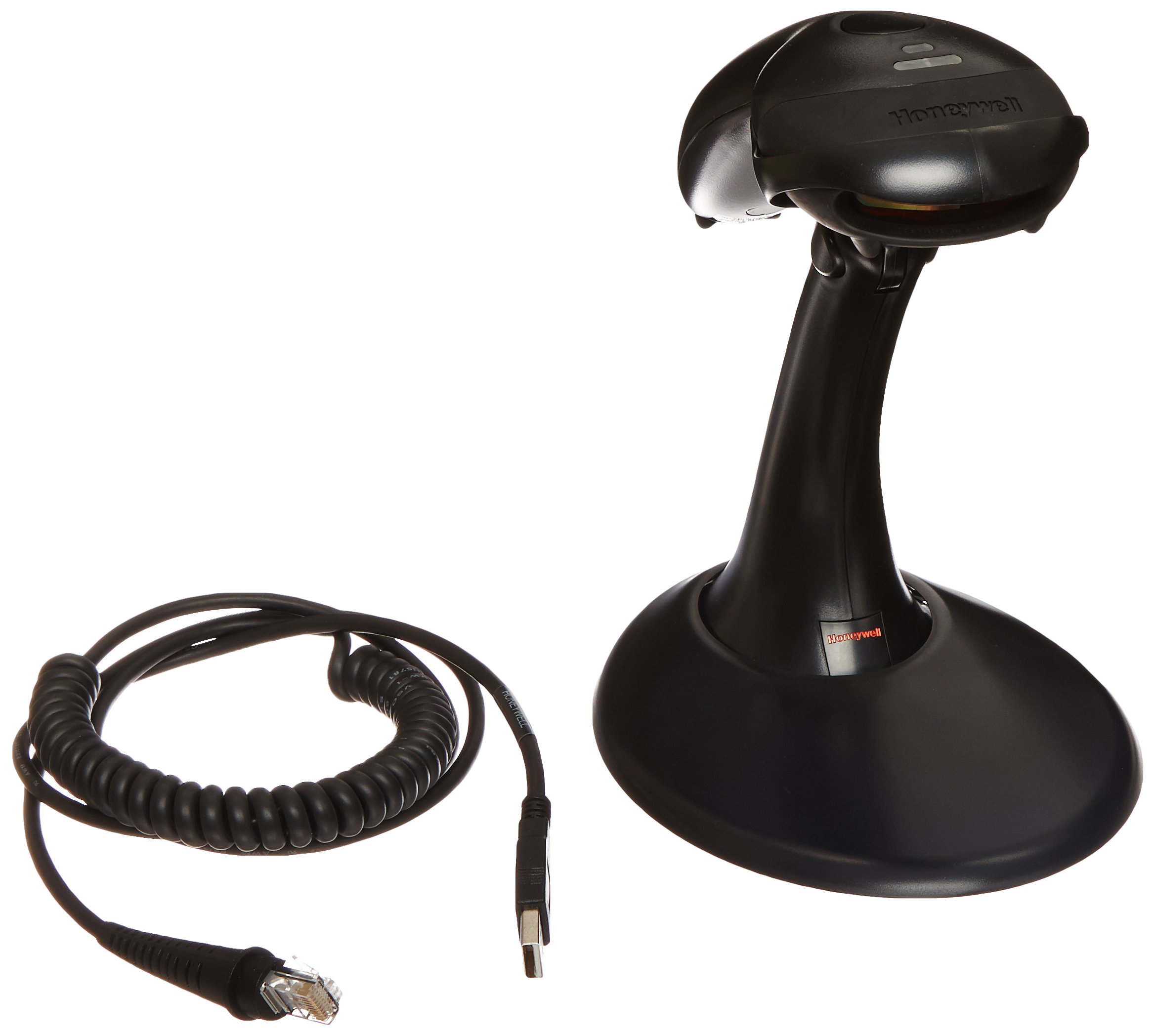 Voyager MS9520 General Duty Single-Line Barcode Scanner With USB Cable and Stand