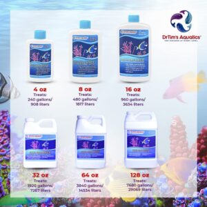 DrTim’s Aquatics Eco-Balance for Saltwater Aquariums – Multi-Strained, Supportive Probiotic Bacteria to Maintain a Balanced Fish Tank Environment-64 oz.