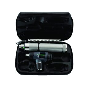 Welch Allyn Otoscope Set with MacroView Otoscope and Direct Plug-In Handle in Hard Case 25070-M