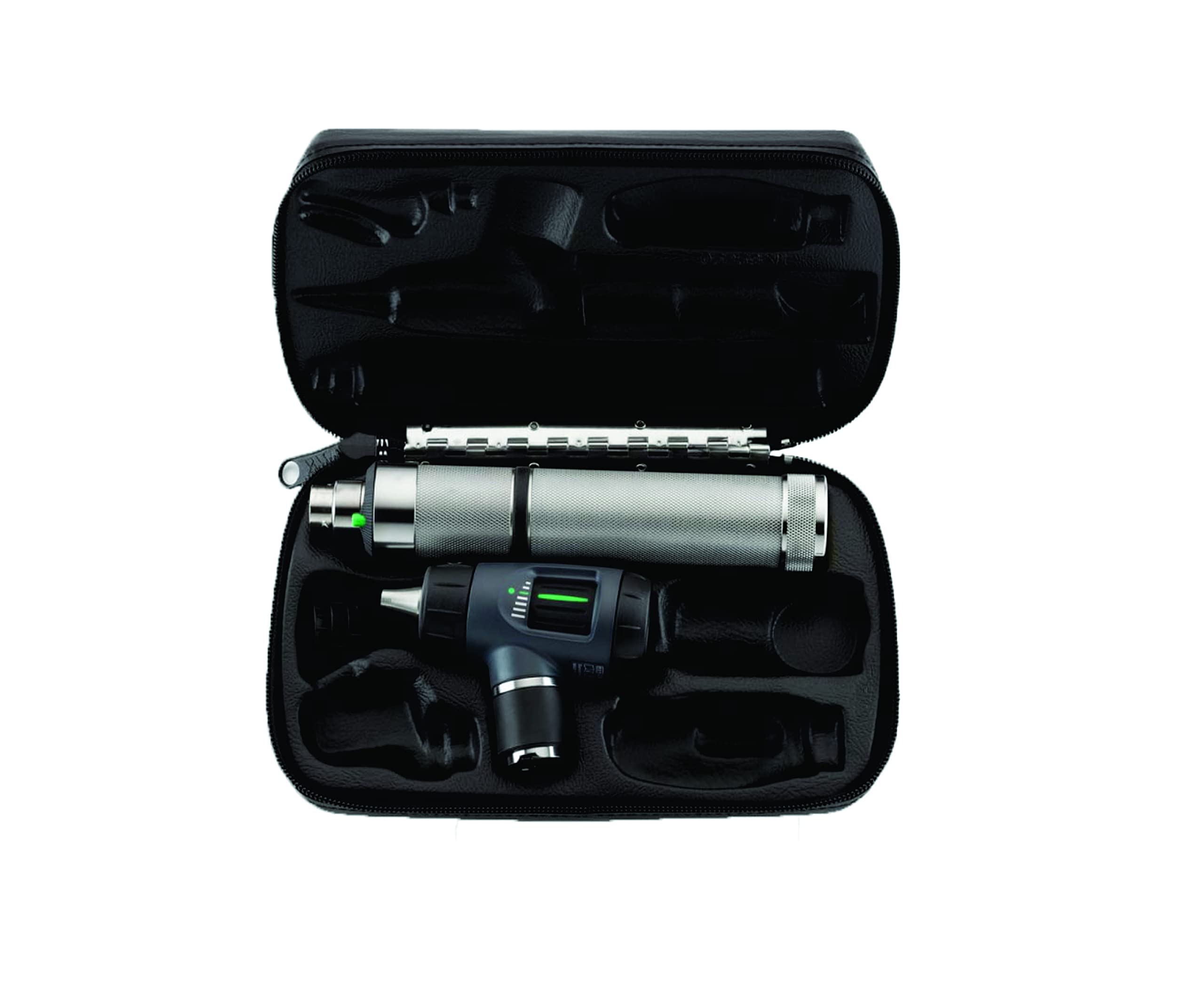 Welch Allyn Otoscope Set with MacroView Otoscope and Direct Plug-In Handle in Hard Case 25070-M