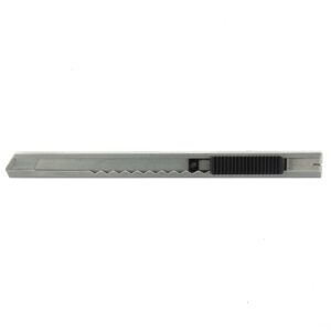 Tajima LC301B Slimline Snap Off Knife with Auto Lock Handle and 3 Blades for Graphics 9MM, Silver