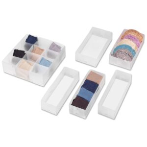 whitmor drawer organizers set of 6