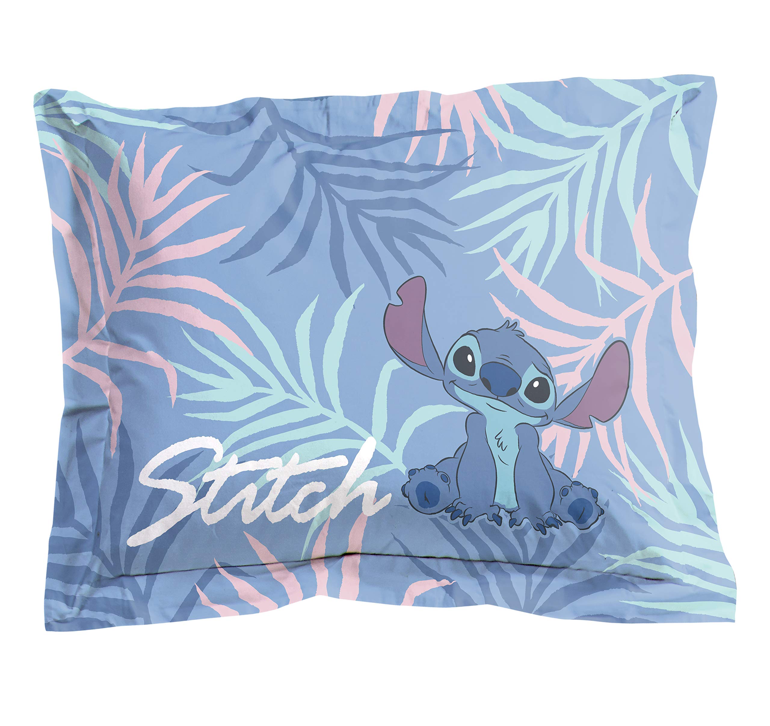 Disney Lilo & Stitch Paradise Dream Twin Comforter & Sham Set - Super Soft Kids Reversible Bedding - Fade Resistant Microfiber (Official Disney Product)