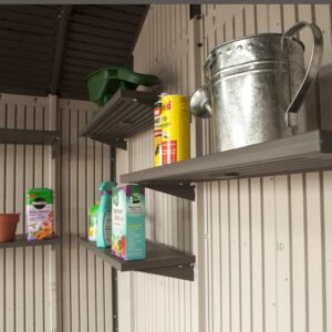 Lifetime 0115 14" x 30" Shelf Accessory Kit Sheds, 5 Pack