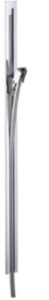 hansgrohe wallbar puravida, 36" minimalist 2-inch modern spray easy height adjust wallbar in chrome, 27844000,medium