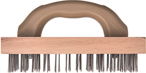 Carlisle FoodService Products 4067600 Ergonomic Steel Butcher Block Scratch Brush, 9-3/8”