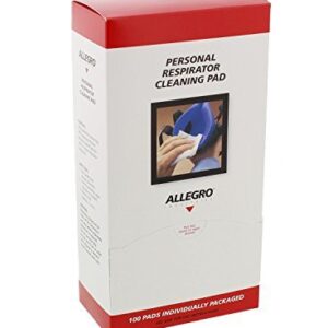 Allegro 1001 Respirator Cleaning Pad, 8" x 5", White - 037-1001