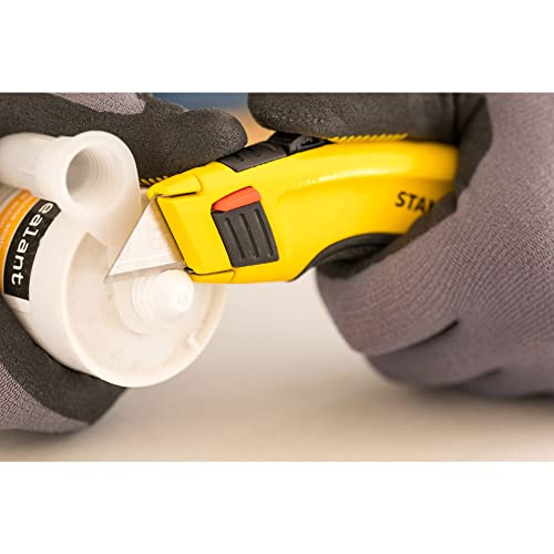 Stanley 0-10-778 Knife with retractable blade, Silver/Yellow