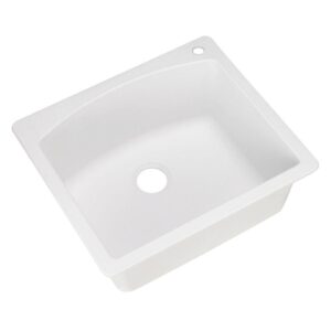 blanco 440211 blancodiamond single bowl kitchen sink, white