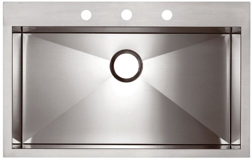 Blanco BL516198 BlancoPrecision MicroEdge 1-3/4-Inch Bowl Sink with Ledge, Satin Polished