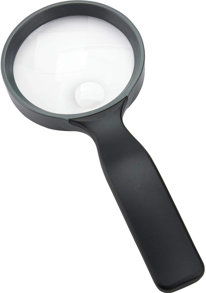 Carson HandHeld 2x Power Magnifier with 4.5x Spot Lens (JS-36)