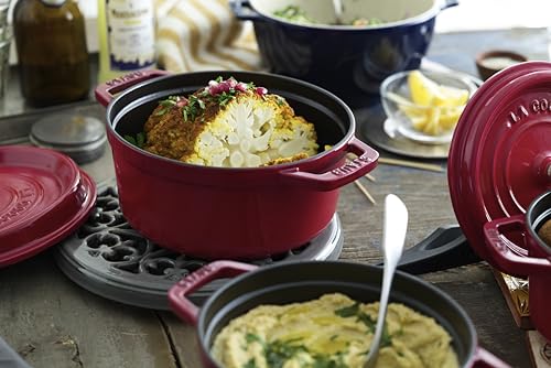 STAUB 1102006 Round Casserole, 20cm, Cherry