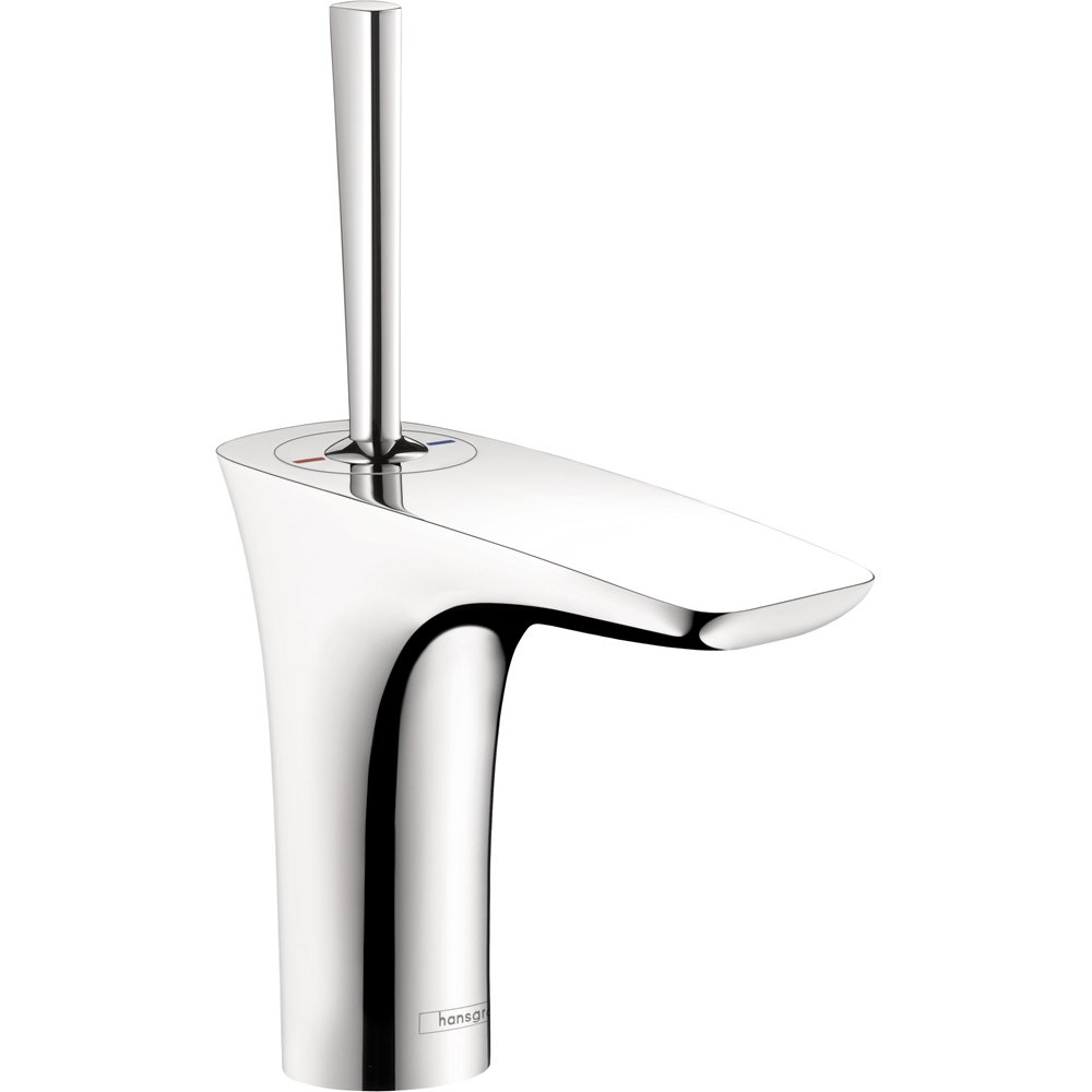 hansgrohe PuraVida Avantgarde Luxury Easy Clean 1-Handle 1 9-inch Tall Bathroom Sink Faucet in Chrome, 15070001