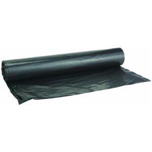 film-gard 625918 construction plastic sheeting 10' width x 100' length x 4 mil thick, black, 1 count