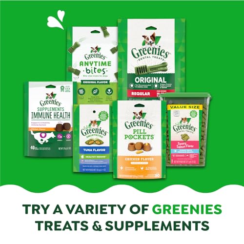 Greenies Weight Management Large Natural Dog Dental Care Chews Weight Control Dog Treats, 27 oz. Pack (17 Treats)