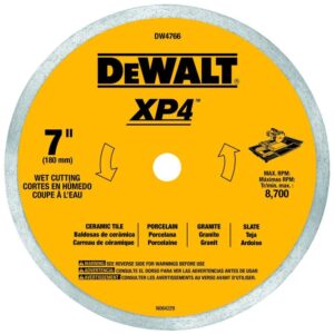 Dewalt DW4766 7 in. XP4 Porcelain Tile Blade