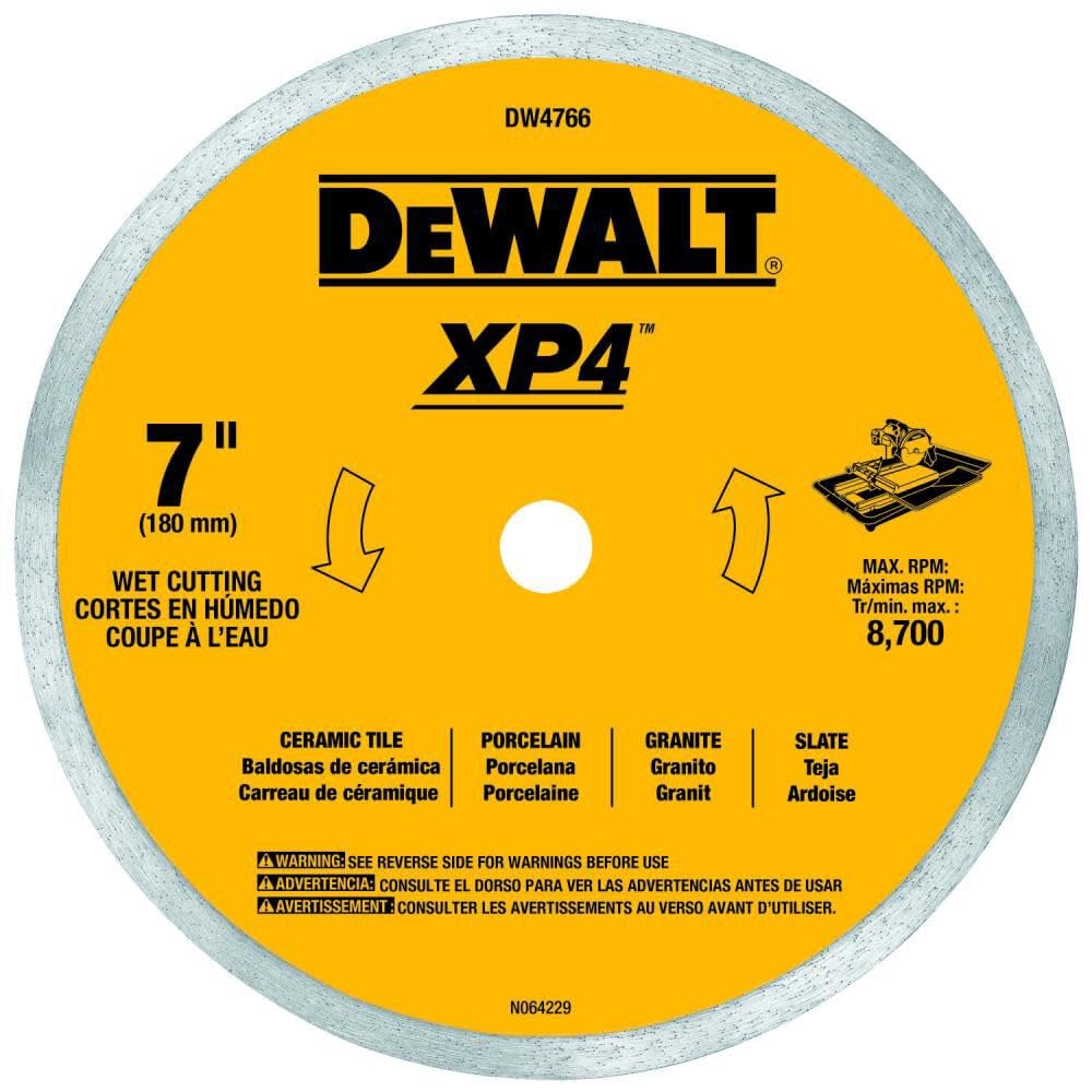 Dewalt DW4766 7 in. XP4 Porcelain Tile Blade