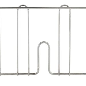 METRO DD18C Super Erecta Chrome Plated Shelf Divider, 18" Width x 8" Height, Silver