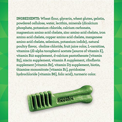 Greenies Weight Management Large Natural Dog Dental Care Chews Weight Control Dog Treats, 27 oz. Pack (17 Treats)