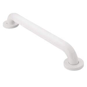 Moen R8742W Bathroom Safety 42-Inch Stainless Steel Bathroom Grab Bar, Glacier White