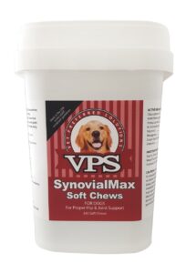 vps synovialmax hip & joint soft chews for dogs, 240 count