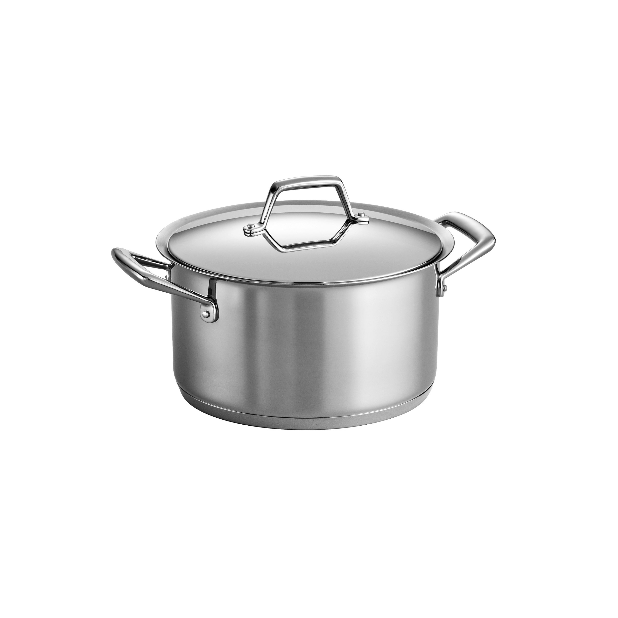 Tramontina Covered Stock Pot Stainless Steel Induction-Ready 8 Quart, 80101/011DS