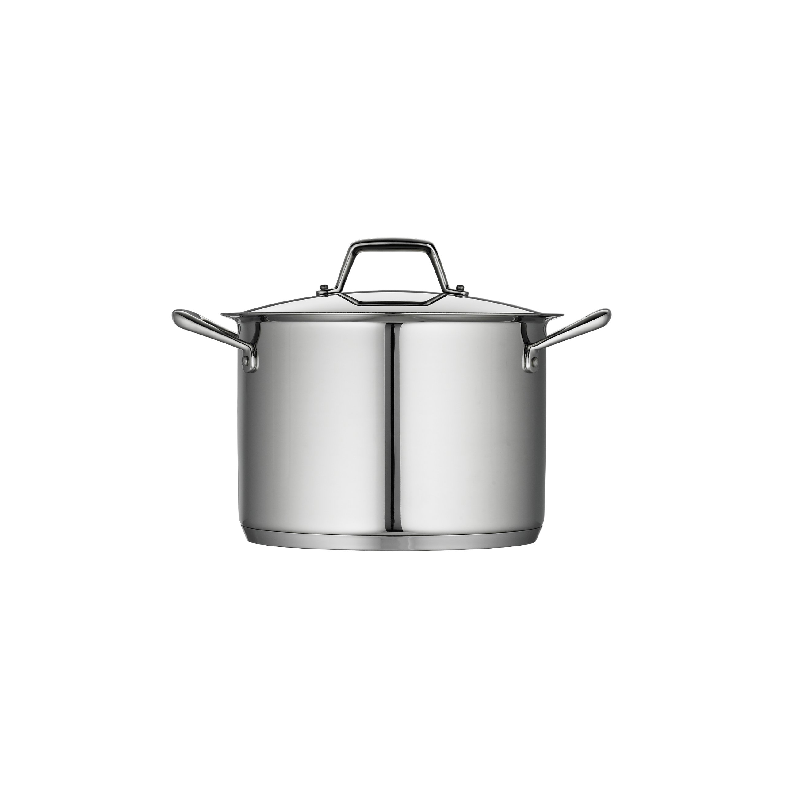 Tramontina Covered Stock Pot Stainless Steel Induction-Ready 8 Quart, 80101/011DS