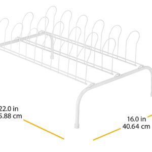 Whitmor Floor Shoe Rack-9 Pair