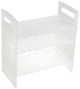 sp bel-art pipette support rack; 16mm, 50 places, 8⅜ x 4½ x 8¾ in., polypropylene (f18953-0000)