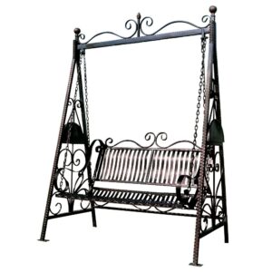 design toscano rockaway garden swing