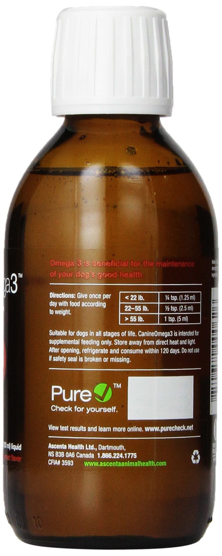 Ascenta Canine Omega3 Supplement, 200ml