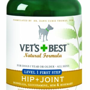 Vet's Best Hip & Joint Dog Supplements, 90 Chewable Tablets