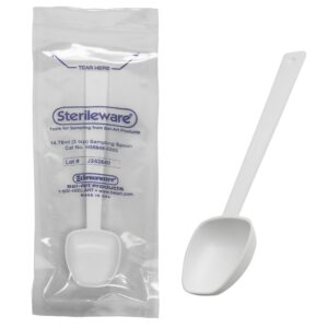 SP Bel-Art Sterileware Long Handle Sterile Sampling Spoon; 14.79ml (3 TSP), Plastic, Individually Wrapped (Pack of 200) (H36946-0000)