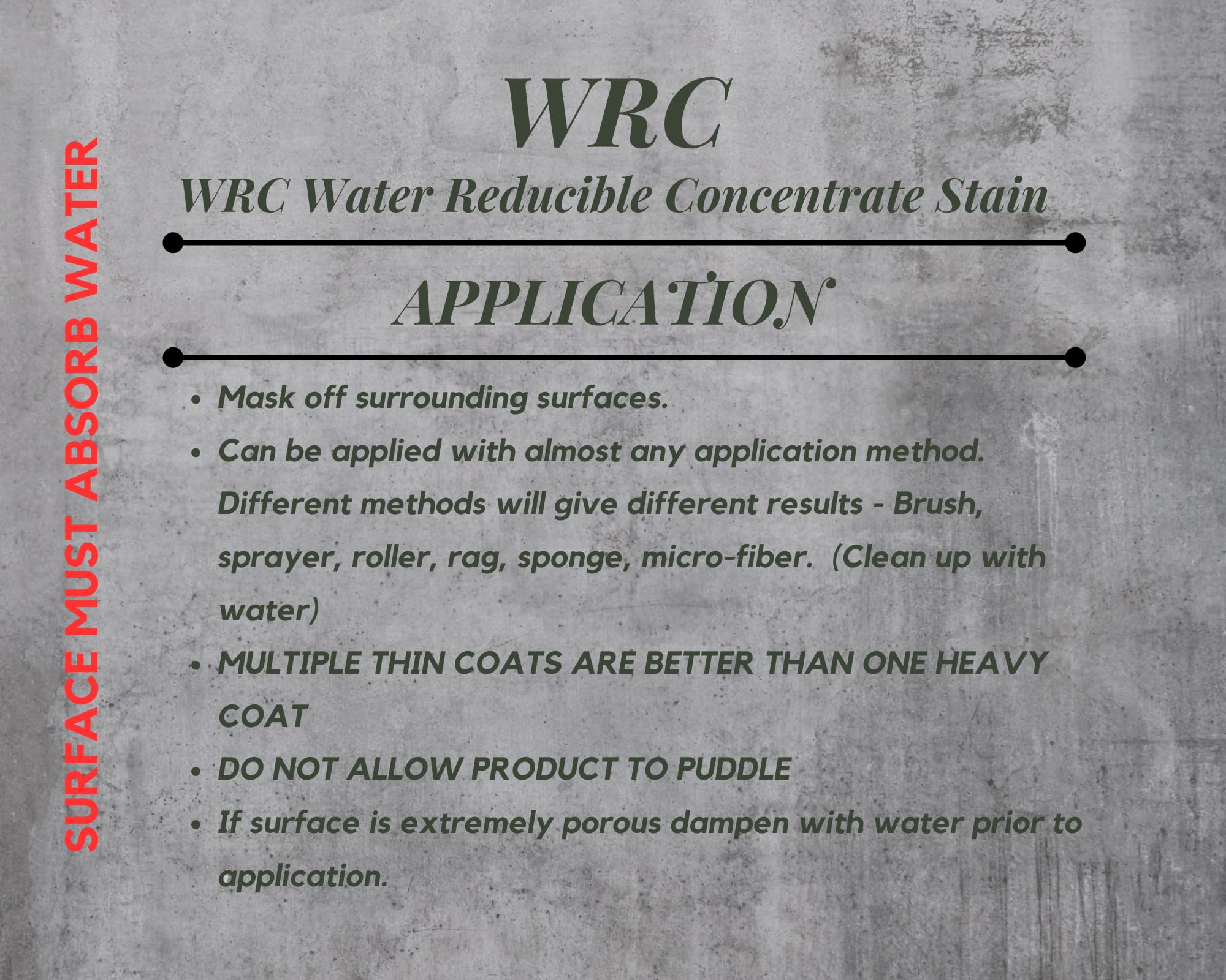 Concrete Stain Concentrate Just Add Water, User & Eco-Friendly Semi-Transparent Professional Grade Cement Stain, Concrete Resurrection Brand 32 Ounce Mocha