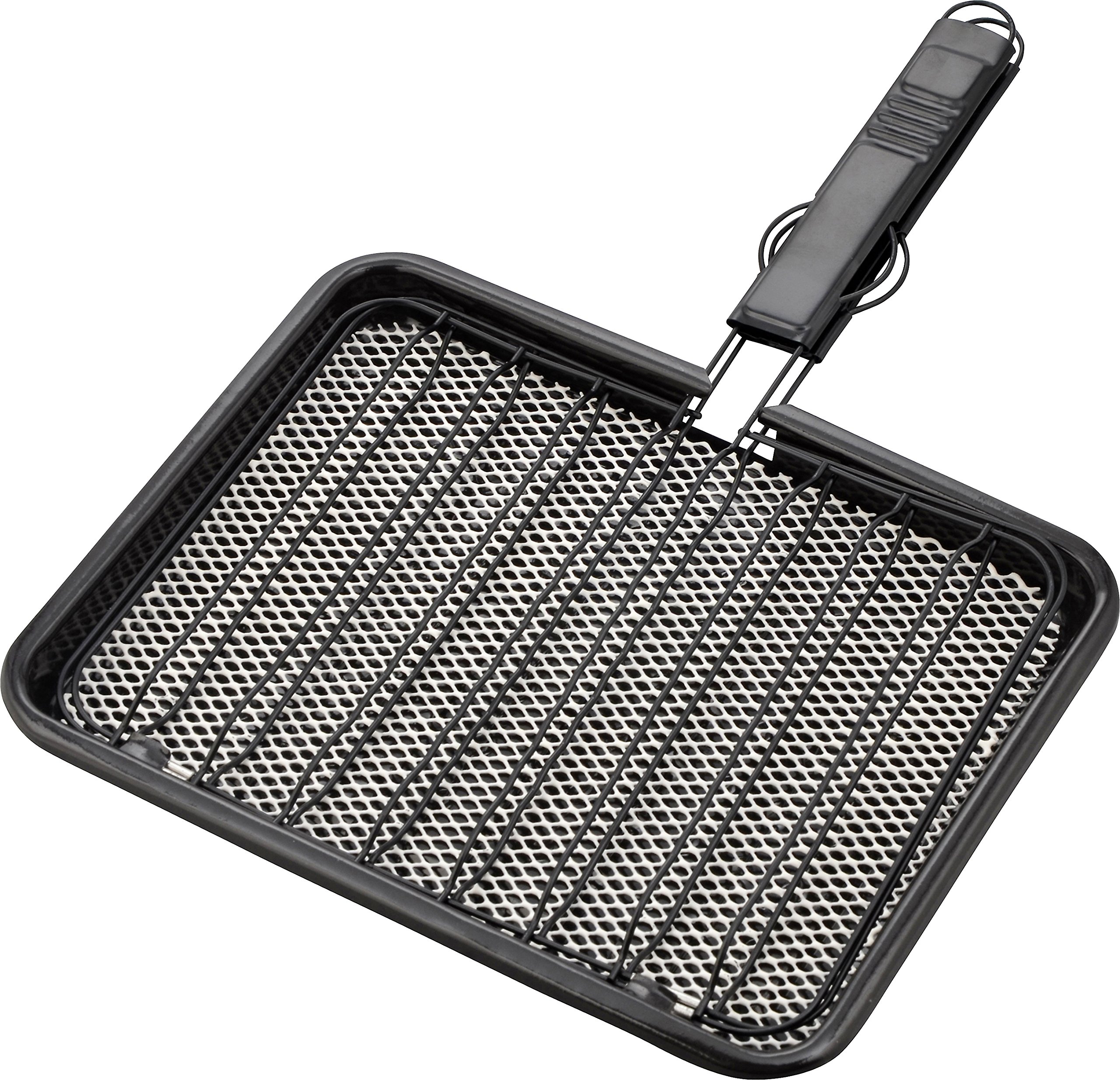 Wahei Freiz YR-4136 Ceramic Grill, Far Infrared Effect, Charcoal Grill Style, For Gas Stoves