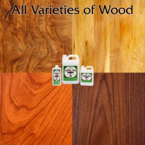 HOPE'S 100% Pure Tung Oil, Food Safe, Premium Waterproof Natural Wood Finish and Sealer for Indoor and Outdoor Projects,16 Fl Oz, 1 Pack