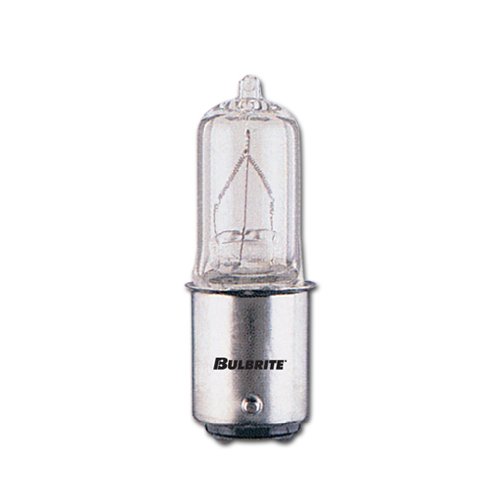 Bulbrite Q50CL/DC120-Volt Halogen JD Type DC Base Bulb, 50-Watt, 50w