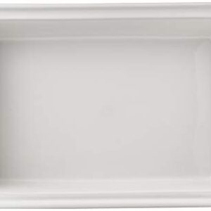 Le Creuset Stoneware Heritage Covered Rectangular Casserole, 4 qt. (12" x 9"), White