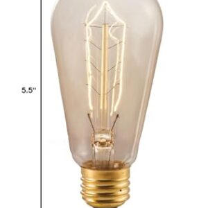 Bulbrite 134018 40W Nostalgic Edison Hairpin-style Bulb