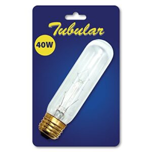 Bulbrite Incandescent T10 Medium Screw Base (E26) Light Bulb, 1 Count (Pack of 1), Clear