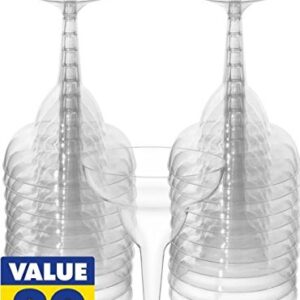 Amscan Clear Classic Margarita Glasses - 11 oz. (Set of 20) - For Parties & Events