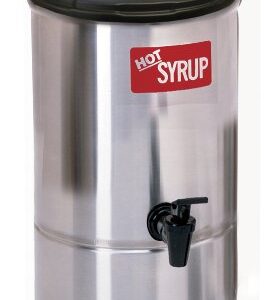 Wilbur Curtis Syrup Warmer 1.0 Gallon Syrup Container - Stainless Steel and Temperature Controls - SW-1 (Each)