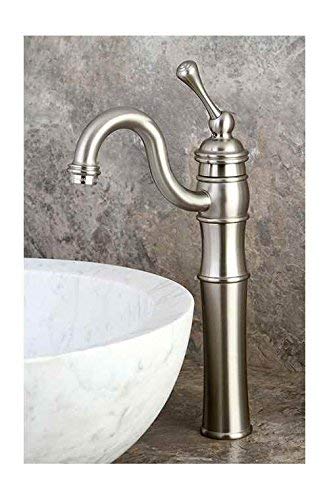 Kingston Brass KB3428BL Victorian Vessel Sink Faucet, Brushed Nickel